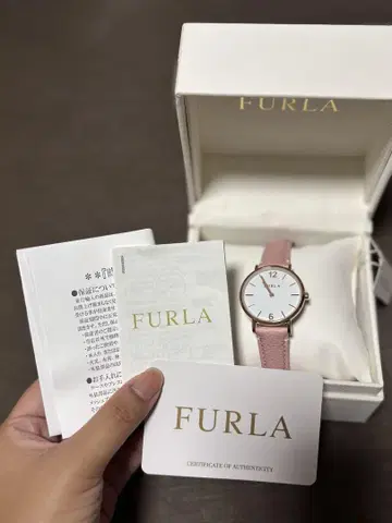 FURLA 손목시계 쿼츠 핑크
