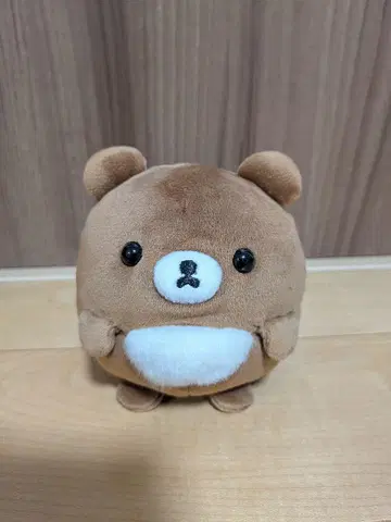 갈색 곰돌이 만마루 쫀득쫀득 봉제 인형 S 리락쿠마