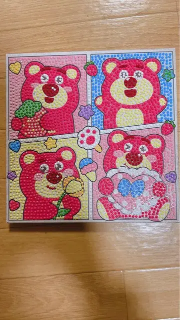 컬러풀 곰 도트 아트 퍼즐