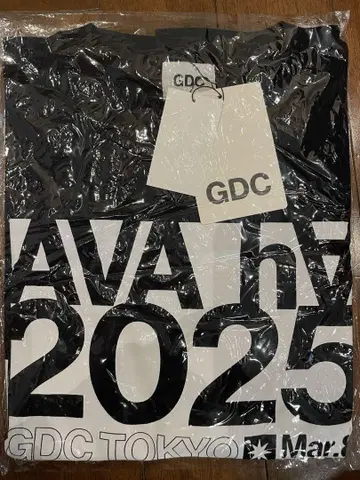 GDC T셔츠 AVAha 2025 M 사이즈 black