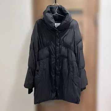 moussy 블랙 롱 다운 자켓 다운