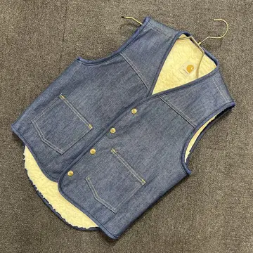 칼하트 데님 베스트 S