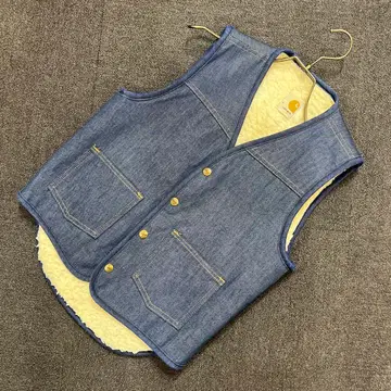 칼하트 데님 베스트 S