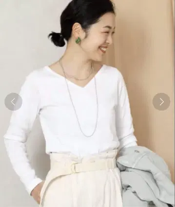 AURALEE 오라리 IENA 별주 V넥 티셔츠