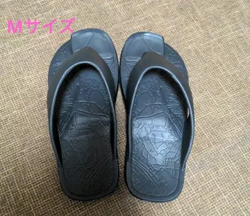 이지 샌들 슬림 블랙 여성용 M
