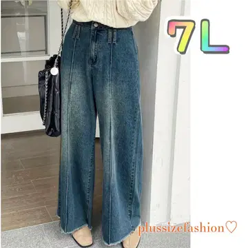 [ 새상품 7L ] 데님 팬츠 / 스트레치 / 빅 사이즈 여성용