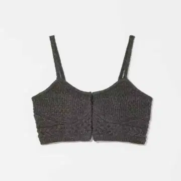 [eaphi] MIX PATTERN KNIT BUSTIER