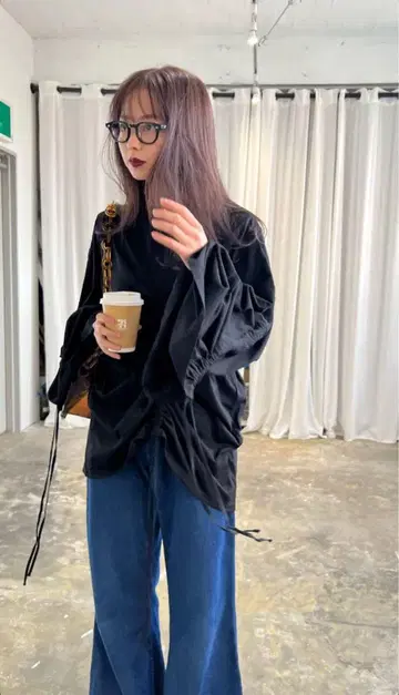 ENAPARTMENT 와이드 슬리브 탑스