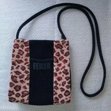 FEILER 페이러 레오파드 무늬 숄더백