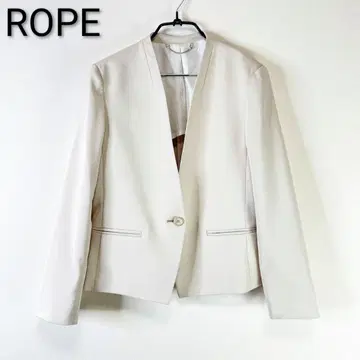 로페 노카라 자켓 아이보리