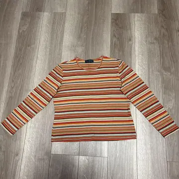 Leucate 스트라이프 긴팔 울 36