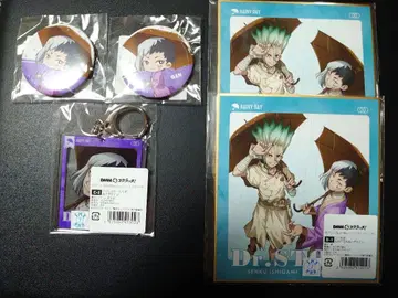 Dr.STONE 아사기리 겐 DMM 스크래치 레이니 데이 세트 캔뱃지 외