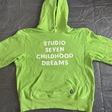 STUDIO SEVEN 후드티 라임 그린