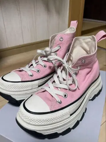 컨버스 올스타 핑크 통굽 하이컷