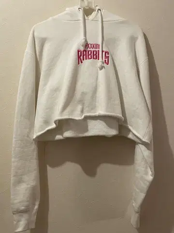 #FR2유희중독 Short Hoodie/후드티/FREE/코튼/WHT