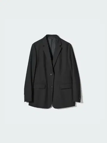 [ 새상품급 ] 블랙 테일러드 자켓 투버튼 UNIQLO 수트