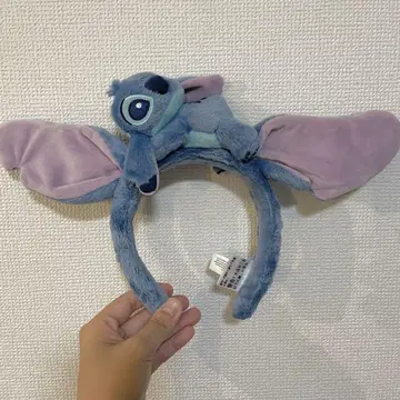 홍콩 디즈니 스티치 머리띠 봉제 인형