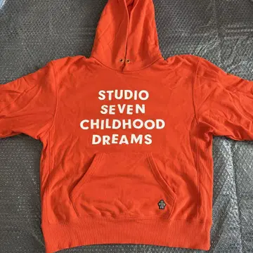STUDIO SEVEN 후드티 오렌지