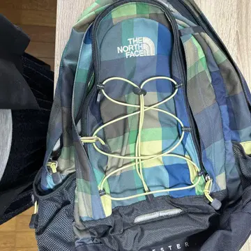 THE NORTH FACE 체크 무늬 냅색