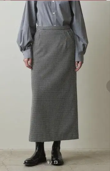 Steven Alan TR DOBBY TIGHT LONG SKIRT