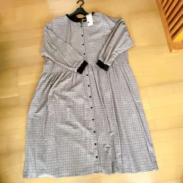 사만사 모스모스 배색 파이핑 전후 2way 원피스