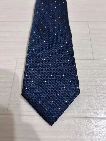 [ 선착순 ] 폴 스미스 네이비 도트 무늬 넥타이