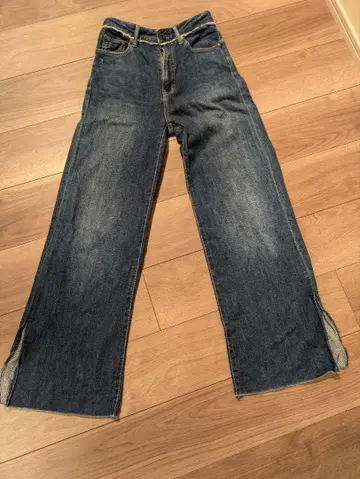 다크 블루 부츠컷 데님 S 사이즈