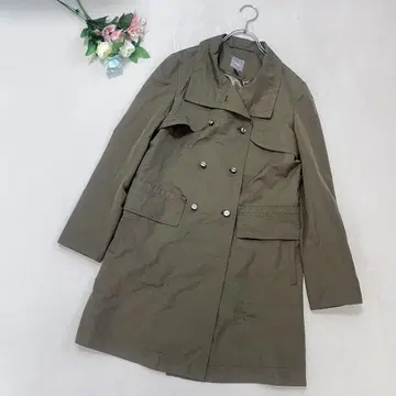 갭 [ S ] 트렌치코트 자켓 더블 브레스트 미들 기장 봄/가을 성인