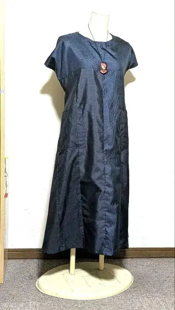남자 오시마 카스리 기모노 리메이크 롱 원피스 926