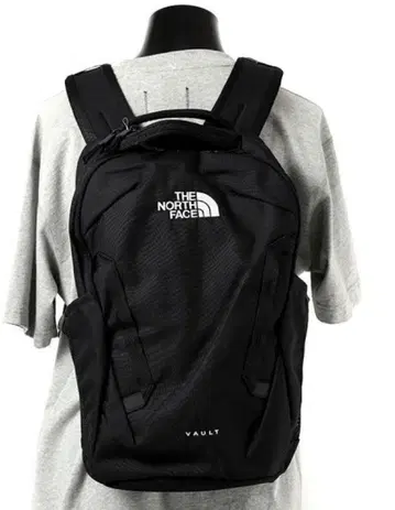 NORTH FACE VAULT 블랙 백팩 27L