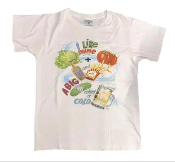 90s USA제 티셔츠 싱글스티치 생물티셔츠