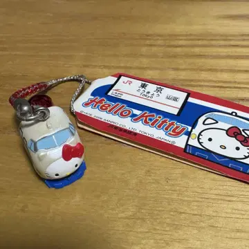 [ 무료배송 ] 지역 한정 키티 JR 도쿄 신칸센 네즈케 스트랩 헬로키티