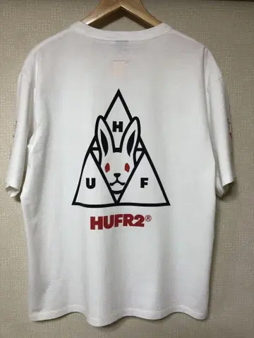 [새상품급] HUFR2 하프에프알투 콜라보 티셔츠 L 남성용 여성용 레어