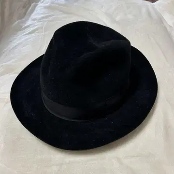 PAPAS 블랙 페도라 햇 L 사이즈