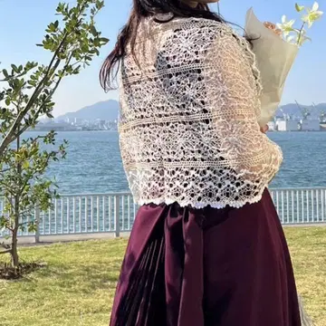 반짝반짝 레이스 숄