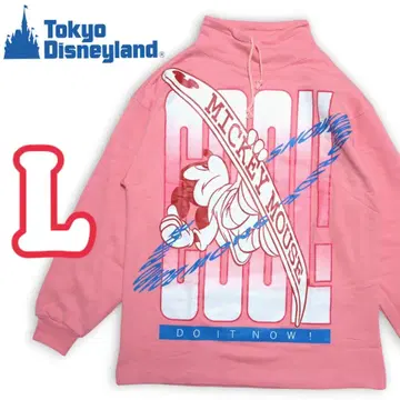 새상품! 도쿄 디즈니랜드 Disney 미키 모크넥 맨투맨