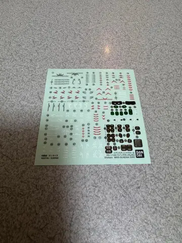 건담 프라모델 데칼 ( RG 1/144 윙건담 제로 )