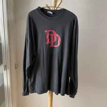 90s Hanes BEEFY 롱티 블랙 2개 택