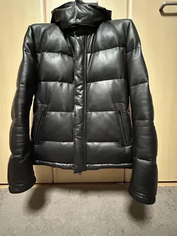 wik 램 가죽 다운 자켓 L