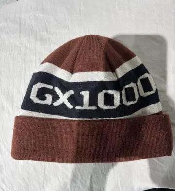 GX1000 니트 모자 브라운