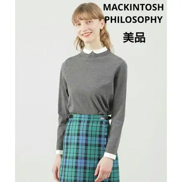 MACKINTOSH PHILOSOPHY 클레릭 칼라 니트