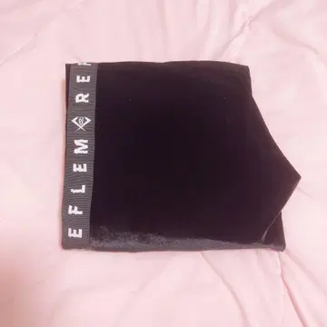 [ REFLEM ] 로고 테이프 벨로아 저리 팬츠