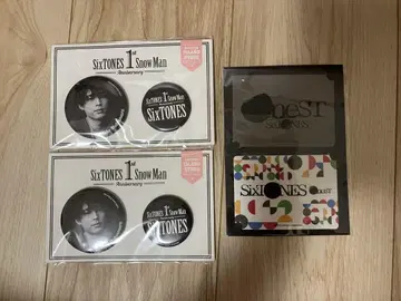 SixTONES 1st Anniversary 캔뱃지 마츠무라 호쿠토