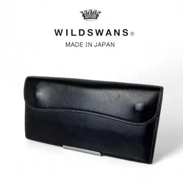 와일드 스완스 웨이브 장지갑 새들 왕관 로고 구 로고