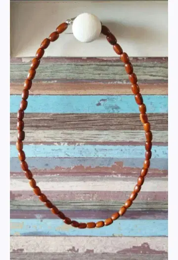 [ Hawaii jewelry ] 하와이 코어 우드 목걸이