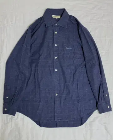 Aquascutum 플란넬 셔츠 면 100%