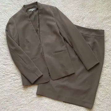 UNITED ARROWS 셋업 수트 V넥 자켓 스커트