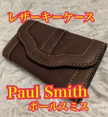 폴스미스 키케이스 가죽 브라운
