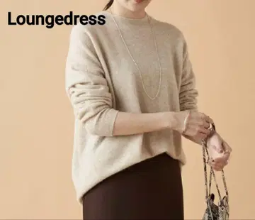 Loungedress 라운지 드레스 캐시미어 100 크루넥 니트