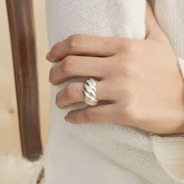 소피 부하이 실버 라지 로프 링 14호